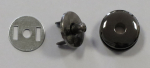 MAGNETKNOPF, rund,  GUNMETAL, 20 mm